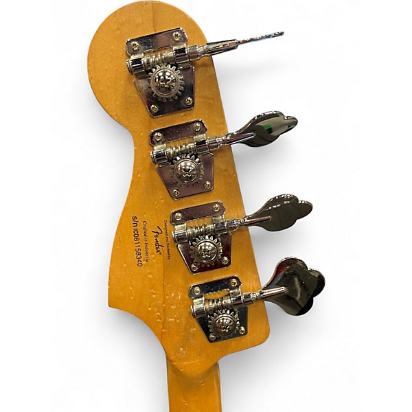 Used Squier Affinity Jazz Bass Black Electric Bass Guitar