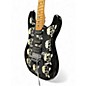 Used Ltd MICHAEL WILTON MW-600 BLACK WITH SKULLS Solid Body Electric Guitar