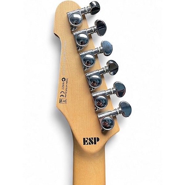 Used Ltd MICHAEL WILTON MW-600 BLACK WITH SKULLS Solid Body Electric Guitar