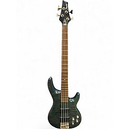 Used Alvarez electric bass Green Electric Bass Guitar