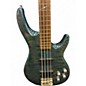Used Alvarez electric bass Green Electric Bass Guitar
