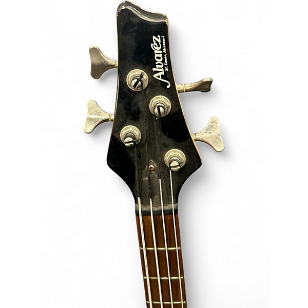 Used Alvarez electric bass Green Electric Bass Guitar
