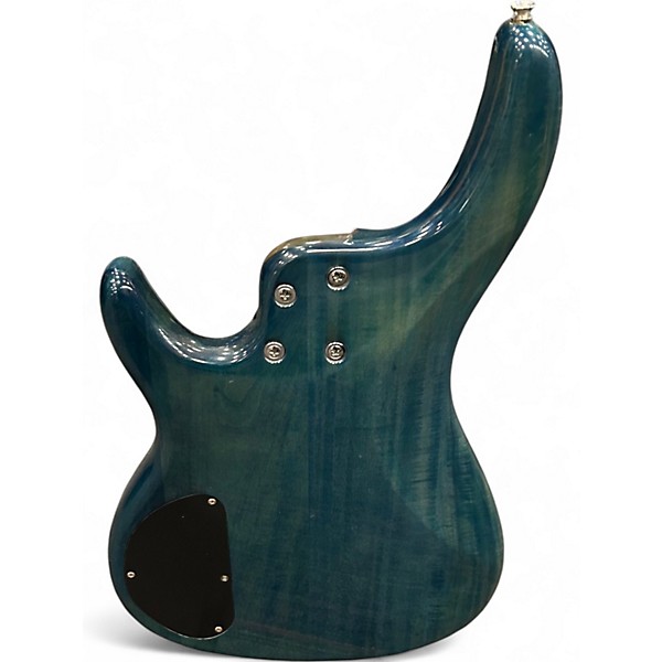 Used Alvarez electric bass Green Electric Bass Guitar