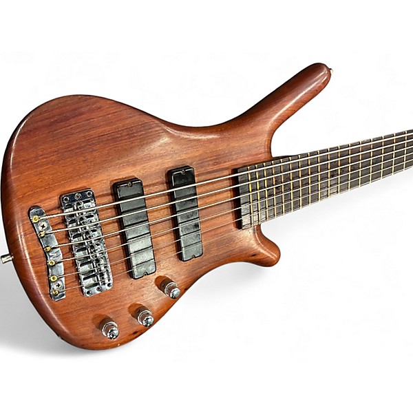 Used Warwick Corvette Standard 6 Natural Electric Bass Guitar