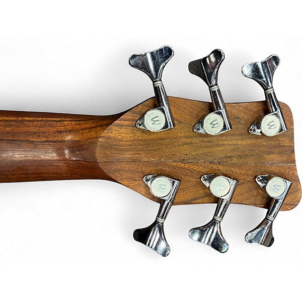 Used Warwick Corvette Standard 6 Natural Electric Bass Guitar