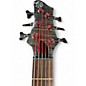 Used Ibanez BTB576FM Transparent Gray Electric Bass Guitar