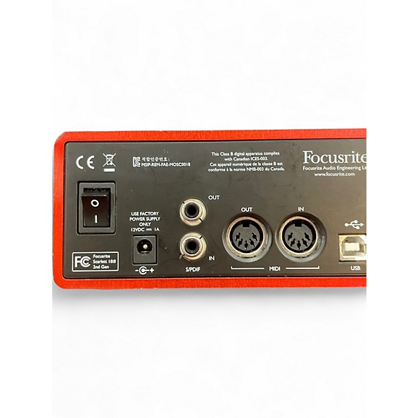 Used Focusrite Scarlett 18i20 Gen 2 Audio Interface