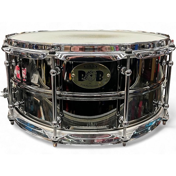 Used Pork Pie 6.5X14 Big Black Brass Brass Drum