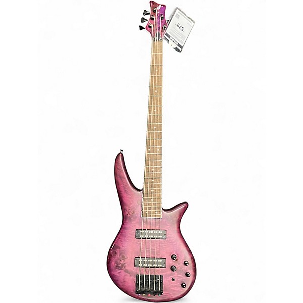 Used Jackson X SERIES SPECTRA BASS SBXP V Trans Purple Electric Bass Guitar