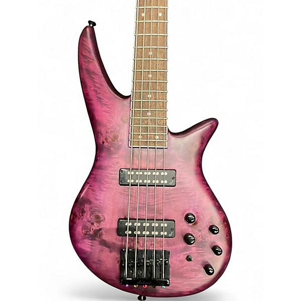 Used Jackson X SERIES SPECTRA BASS SBXP V Trans Purple Electric Bass Guitar