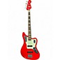 Used 2010s Fender J-Craft Jaguar Bass Hot Rod Red Electric Bass Guitar thumbnail