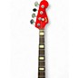 Used 2010s Fender J-Craft Jaguar Bass Hot Rod Red Electric Bass Guitar