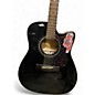 Used Yamaha FX335C Black Acoustic Electric Guitar