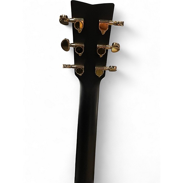 Used Yamaha FX335C Black Acoustic Electric Guitar