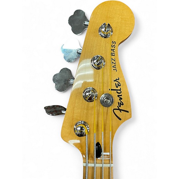 Used Fender Player Plus Jass Bass Aged Candy Apple Red Electric Bass Guitar