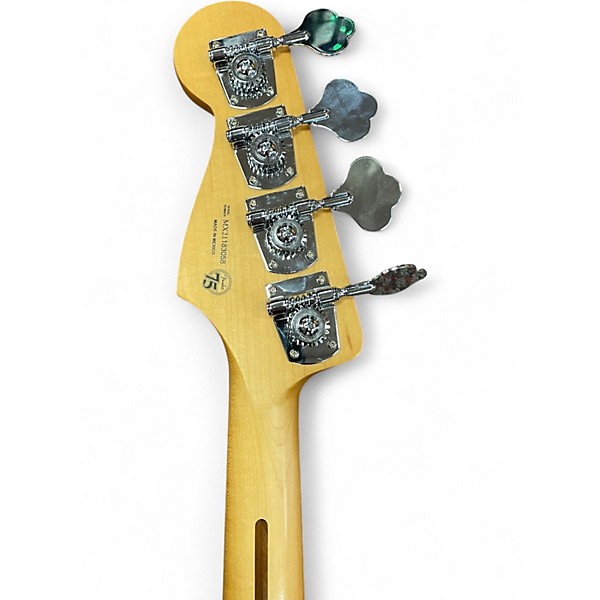 Used Fender Player Plus Jass Bass Aged Candy Apple Red Electric Bass Guitar