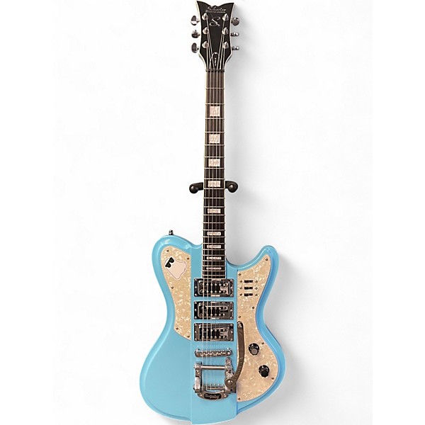 Used Schecter Guitar Research Ultra III Vintage Blue Solid Body Electric Guitar