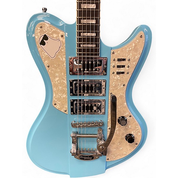 Used Schecter Guitar Research Ultra III Vintage Blue Solid Body Electric Guitar