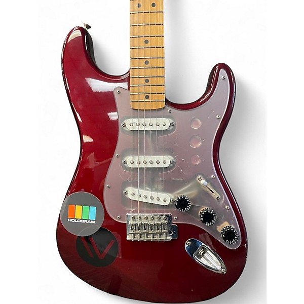 Used Fender Mexican Standard Stratocaster Red Solid Body Electric Guitar