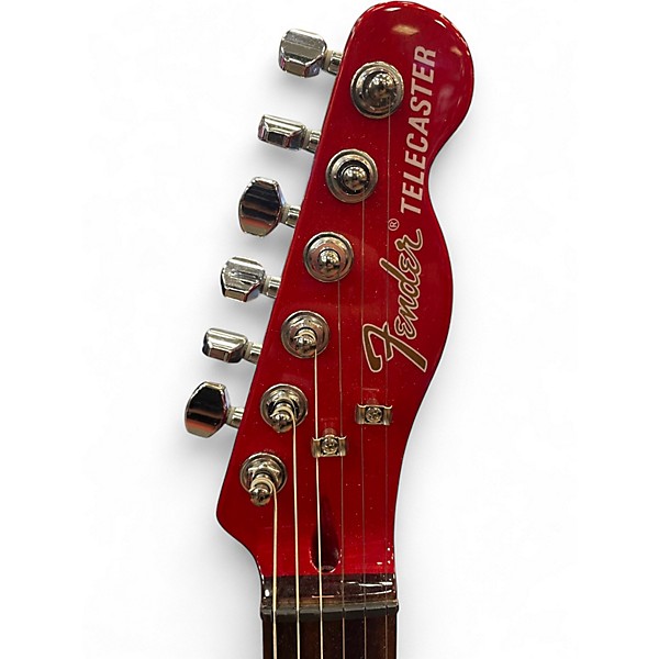 Used Fender JA90 Jim Adkins Thinline Telecaster Red Hollow Body Electric Guitar