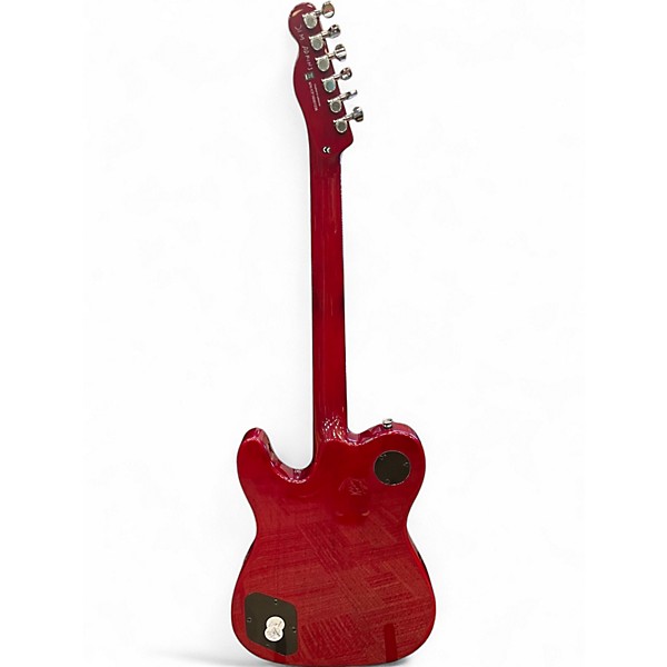 Used Fender JA90 Jim Adkins Thinline Telecaster Red Hollow Body Electric Guitar