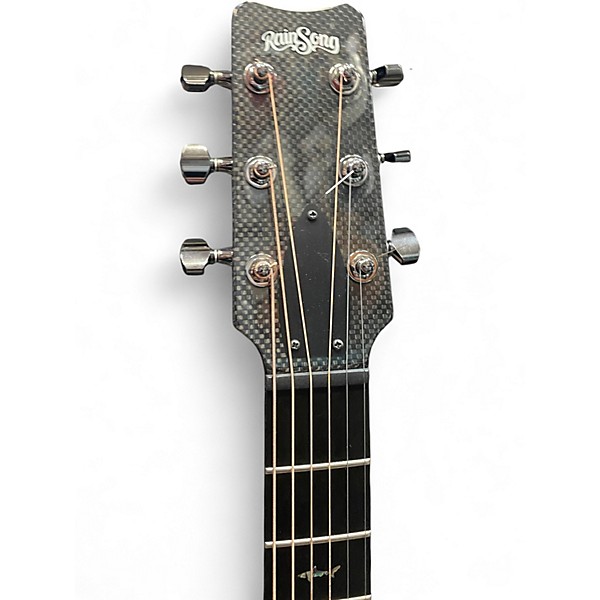 Used RainSong CO-OM1000NS Graphite Carbon Fiber Acoustic Electric Guitar