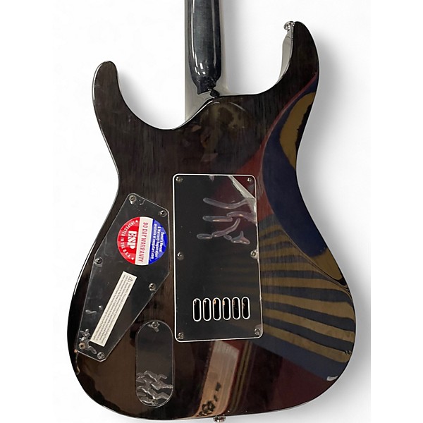 Used ESP LTD MH1000 TRANSLUCENT GRAY Solid Body Electric Guitar