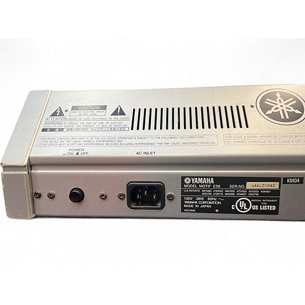 Used Yamaha Motif ES6 61 Key Keyboard Workstation