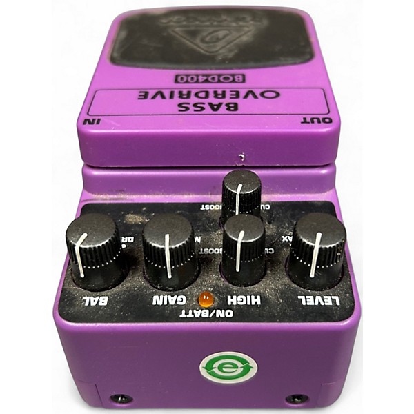 Used Behringer BOD400 Bass Overdrive Bass Effect Pedal
