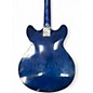 Used Oscar Schmidt DELTA KING Ocean Blue Burst Hollow Body Electric Guitar