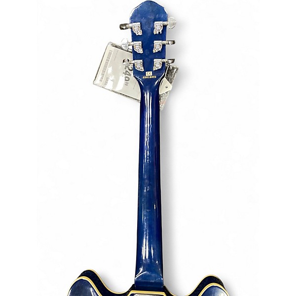 Used Oscar Schmidt DELTA KING Ocean Blue Burst Hollow Body Electric Guitar