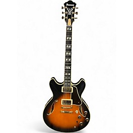 Used Ibanez AS2000 Brown Sunburst Hollow Body Electric Guitar
