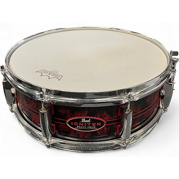 Used Pearl 14in Igniter Black Flame Drum