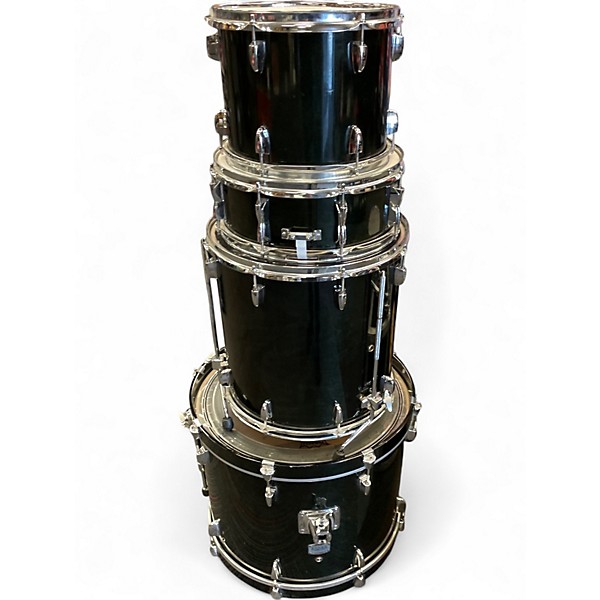 Used Yamaha 5 Piece Stage Custom Dark Green Drum Kit