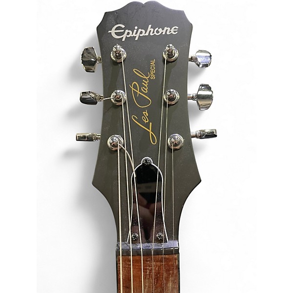 Used Epiphone Les Paul Special Satin Black Solid Body Electric Guitar