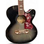 Used Epiphone J200EC STUDIO BLACK BURST Acoustic Electric Guitar thumbnail
