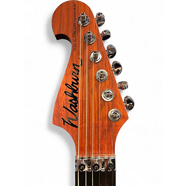 Used Washburn Nuno Bettencourt Signature N4 USA Natural Solid Body Electric Guitar