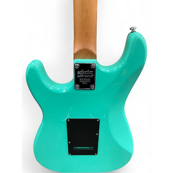 Used Schecter Guitar Research Traditional S/S/S Seafoam Green Solid Body Electric Guitar