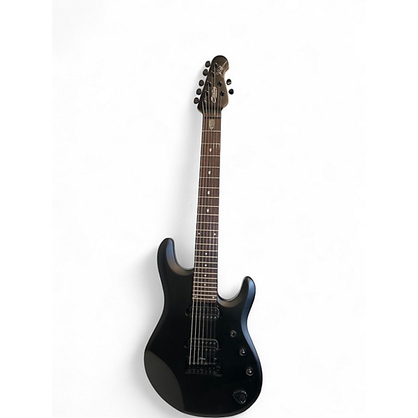 Used Sterling by Music Man JP70 John Petrucci Signature STEALTH BLACK Solid Body Electric Guitar