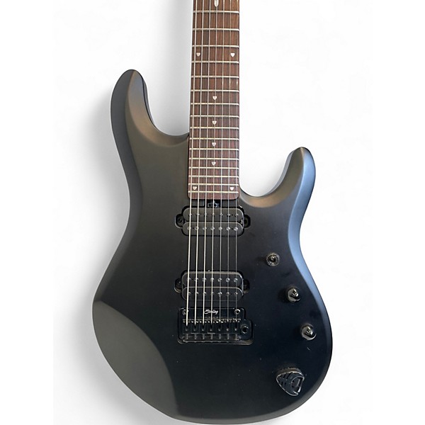 Used Sterling by Music Man JP70 John Petrucci Signature STEALTH BLACK Solid Body Electric Guitar