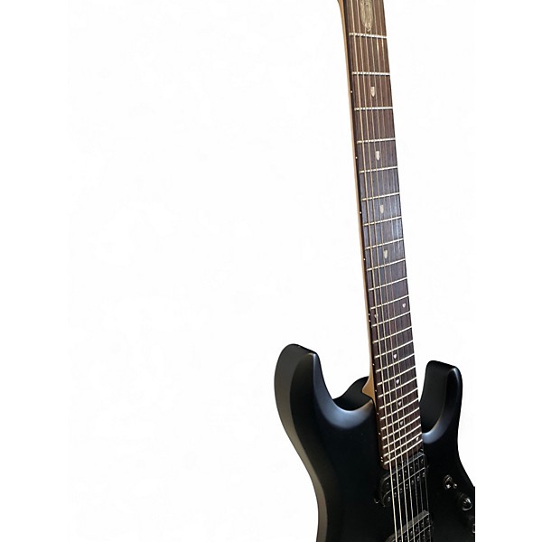 Used Sterling by Music Man JP70 John Petrucci Signature STEALTH BLACK Solid Body Electric Guitar