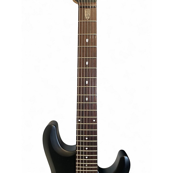 Used Sterling by Music Man JP70 John Petrucci Signature STEALTH BLACK Solid Body Electric Guitar