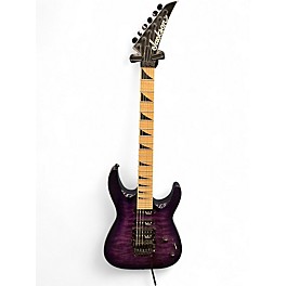 Used Jackson JS34Q Dinky Trans Purple Solid Body Electric Guitar