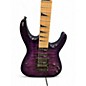 Used Jackson JS34Q Dinky Trans Purple Solid Body Electric Guitar