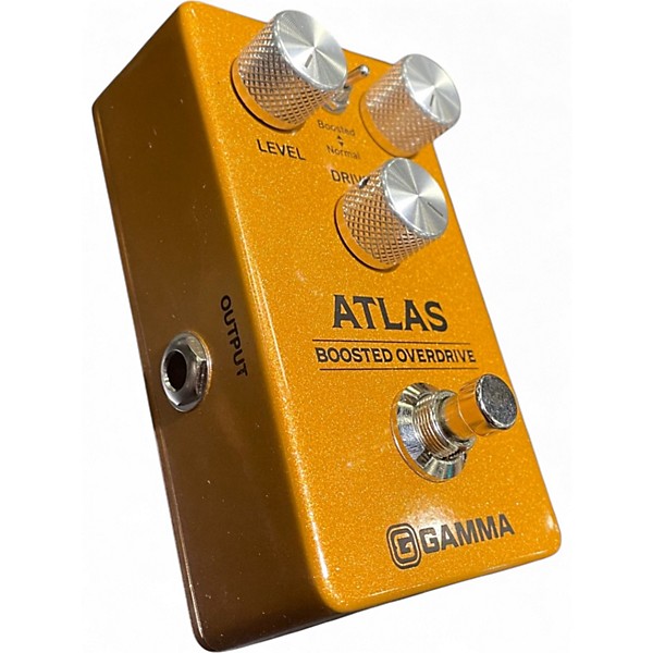 Used GAMMA ATLAS BOOSTED OVERDRIVE Effect Pedal