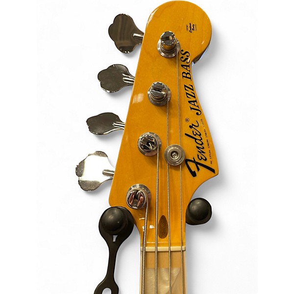 Used Fender CUSTOM DESIGN JAZZ BASS Blonde Electric Bass Guitar