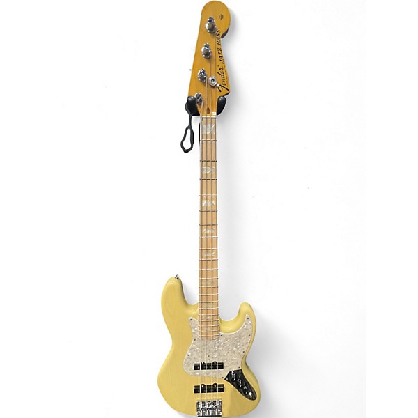 Used Fender CUSTOM DESIGN JAZZ BASS Blonde Electric Bass Guitar