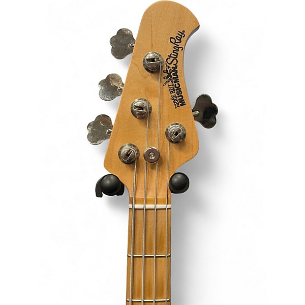 Used Ernie Ball Music Man Stingray 4 String Honey Burst Electric Bass Guitar