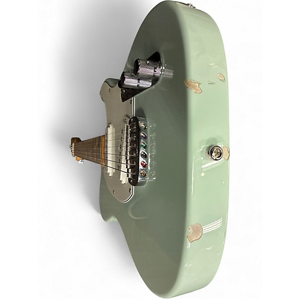 Used 2010s G&L ASAT Special Tribute Mint Green Solid Body Electric Guitar