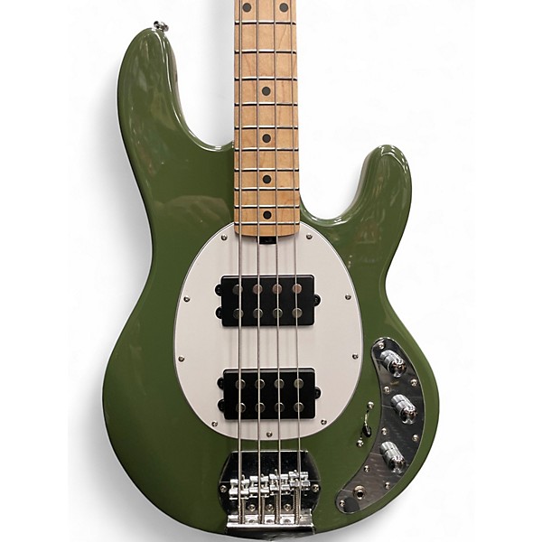 Used Sterling by Music Man RAY4HH Olive Electric Bass Guitar